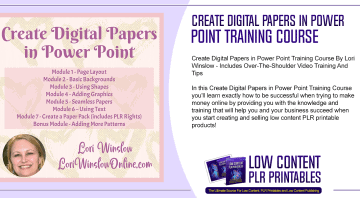 Create Digital Papers in Power Point Training Course