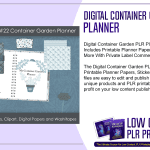 Digital Container Garden PLR Planner 1