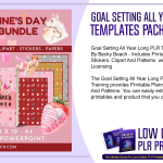 Goal Setting All Year Long PLR Templates Pack and Training