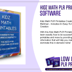 Kidz Math PLR Printables Creation Software