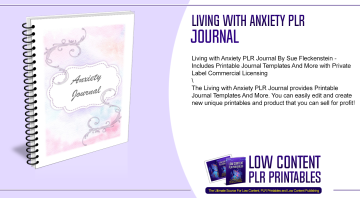 Living with Anxiety PLR Journal