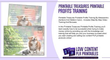 Printable Treasures Printable Profits Training