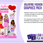 Valentine Fashion PLR Colored Graphics Pack