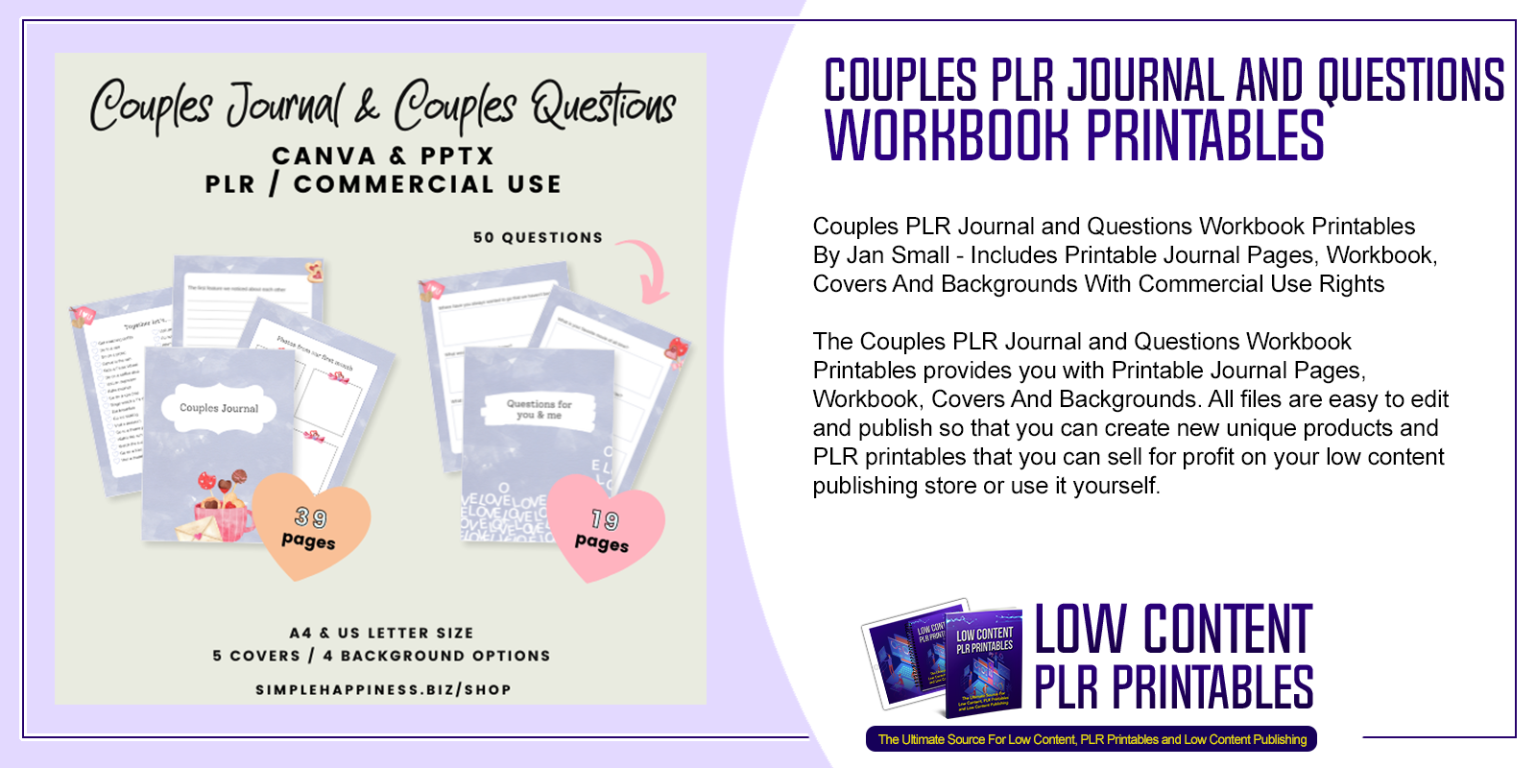 Couples PLR Journal And Questions Workbook Printables 1536x768 