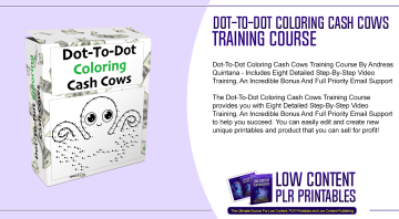 Dot To Dot Coloring Cash Cows Training Course