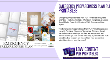 Emergency Preparedness Plan PLR Printables