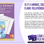 Is it a Karmic Soulmate or Twin Flame Relationship PLR Workbook