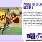 Pirates PLR Coloring Page Designs