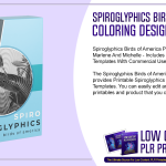 Spiroglyphics Birds of America PLR Coloring Designs