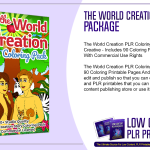 The World Creation PLR Coloring Package