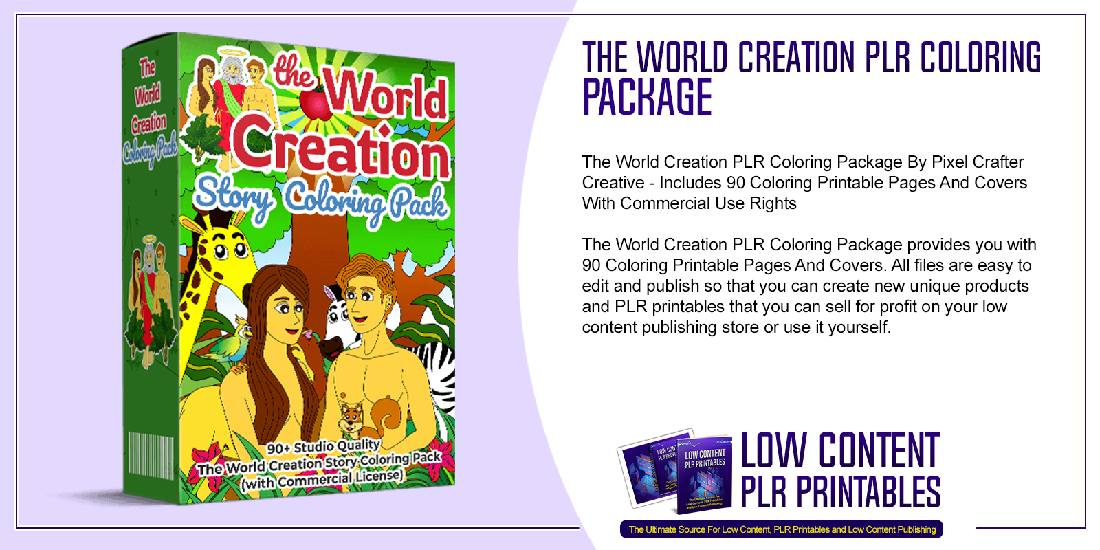 The World Creation PLR Coloring Package