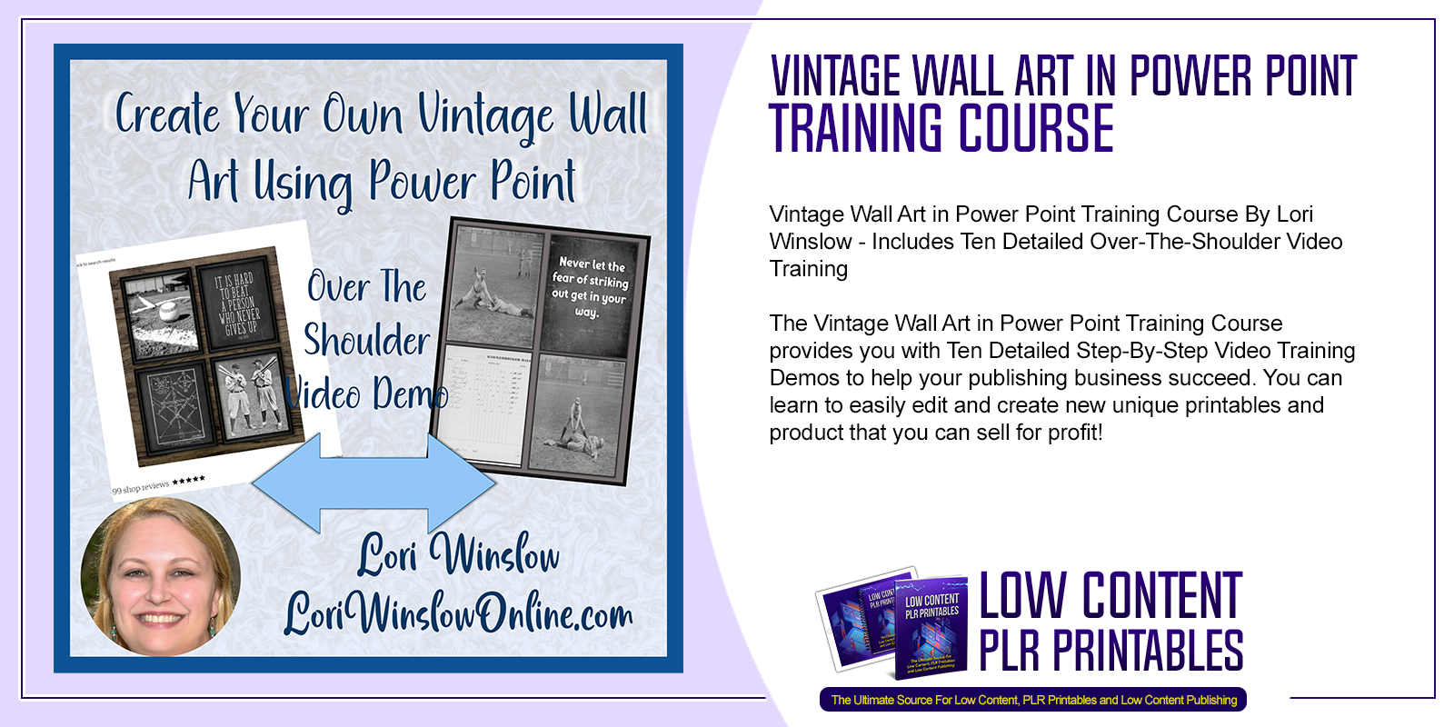 Vintage Wall Art in Power Point Training Course