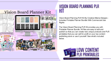 Vision Board Planning PLR Kit