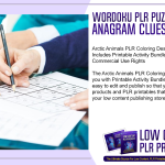 Wordoku PLR Puzzles with Anagram Clues 1