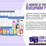 12 Months of Personal Development PLR Printables