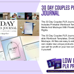 30 Day Couples PLR Journal