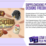 Doppelchickens PLR Coloring Page Designs FREEBIE