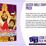 Easter Bible Story PLR Coloring Pack