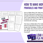 How to Make More Per Sale from Printables and Print On Demand Products