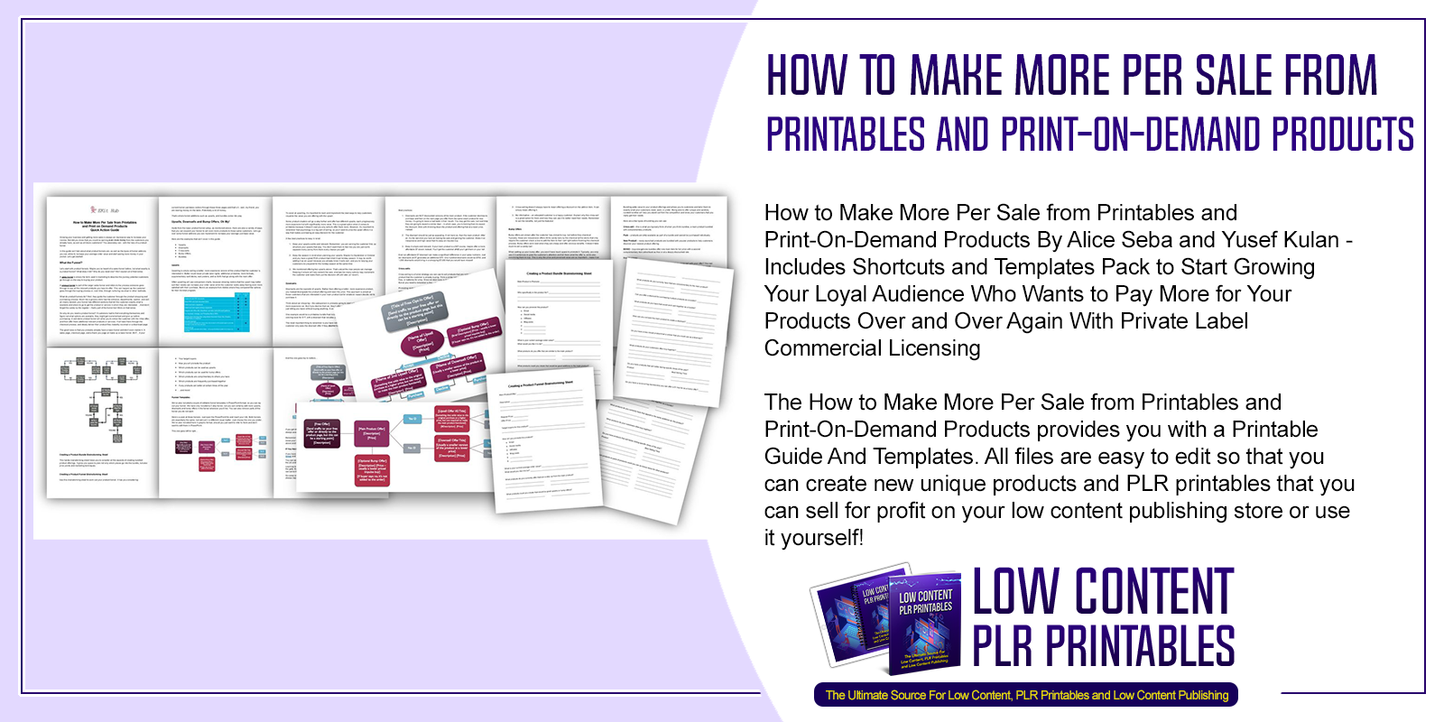 How to Make More Per Sale from Printables and Print On Demand Products
