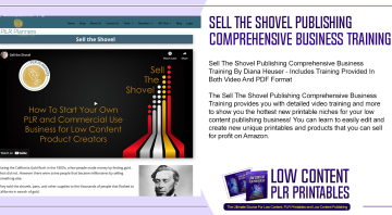 Sell The Shovel Publishing Comprehensive Business Training