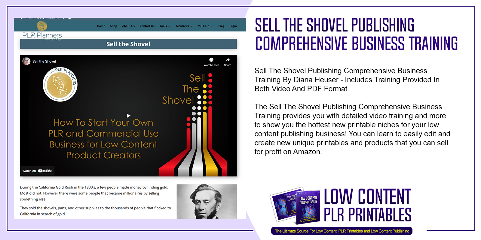 Sell The Shovel Publishing Comprehensive Business Training