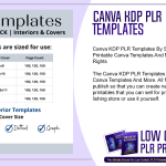 Canva KDP PLR Templates