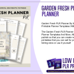 Garden Fresh PLR Planner