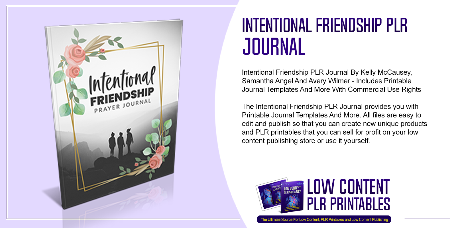 Intentional Friendship PLR Journal