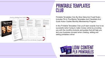 Printable Templates Club