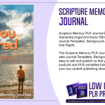 Scripture Memory PLR Journal