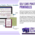 Self Care Practices PLR Printables