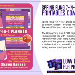 Spring Fling 7 in 1 PLR Digital and Printables Combo Pack