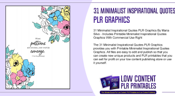 31 Minimalist Inspirational Quotes PLR Graphics