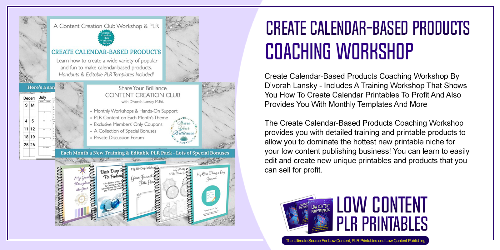 Create Calendar Based Products Coaching Workshop