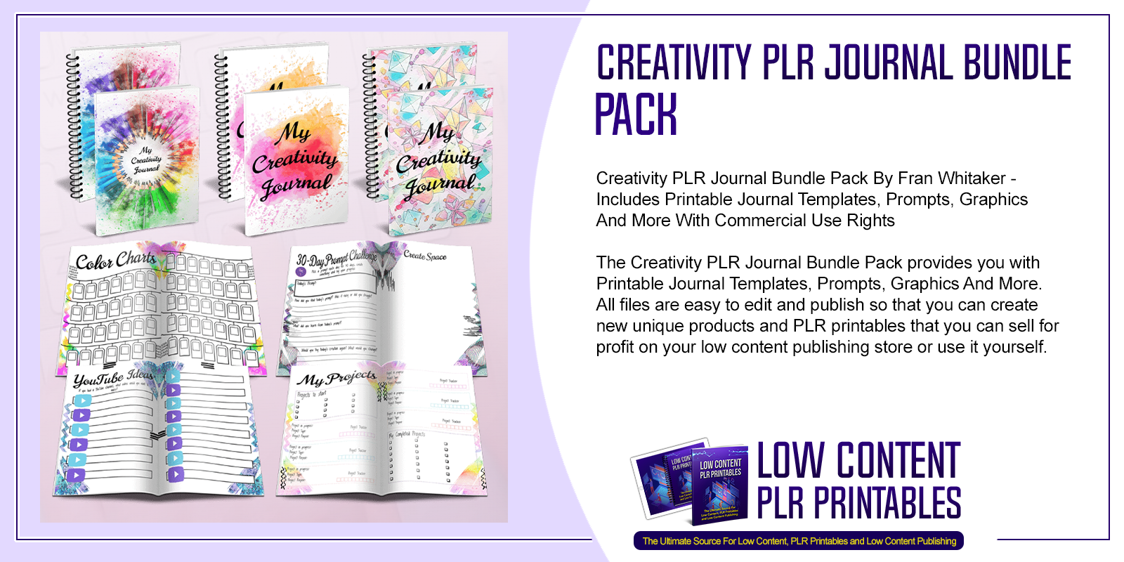 Creativity PLR Journal Bundle Pack