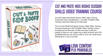 Cut and Paste Kids Books Scissor Skills Video Training Course