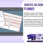 Diabetes Log Book PLR Digital Planner