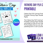 Fathers Day PLR Coloring Printable