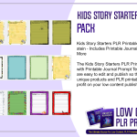 Kids Story Starters PLR Printables Pack 2