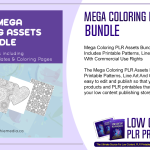 Mega Coloring PLR Assets Bundle