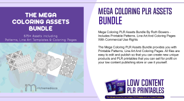 Mega Coloring PLR Assets Bundle