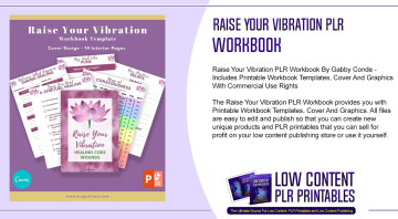 Raise Your Vibration PLR Workbook