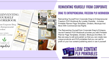 Reinventing Yourself from Corporate Drag to Entrepreneurial Freedom PLR Workbook
