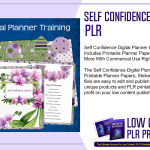 Self Confidence Digital Planner PLR