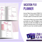 Vacation PLR Planner