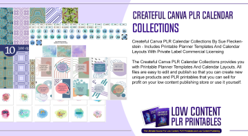 Createful Canva PLR Calendar Collections