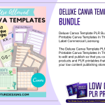 Deluxe Canva Template PLR Bundle