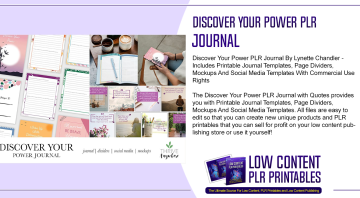 Discover Your Power PLR Journal