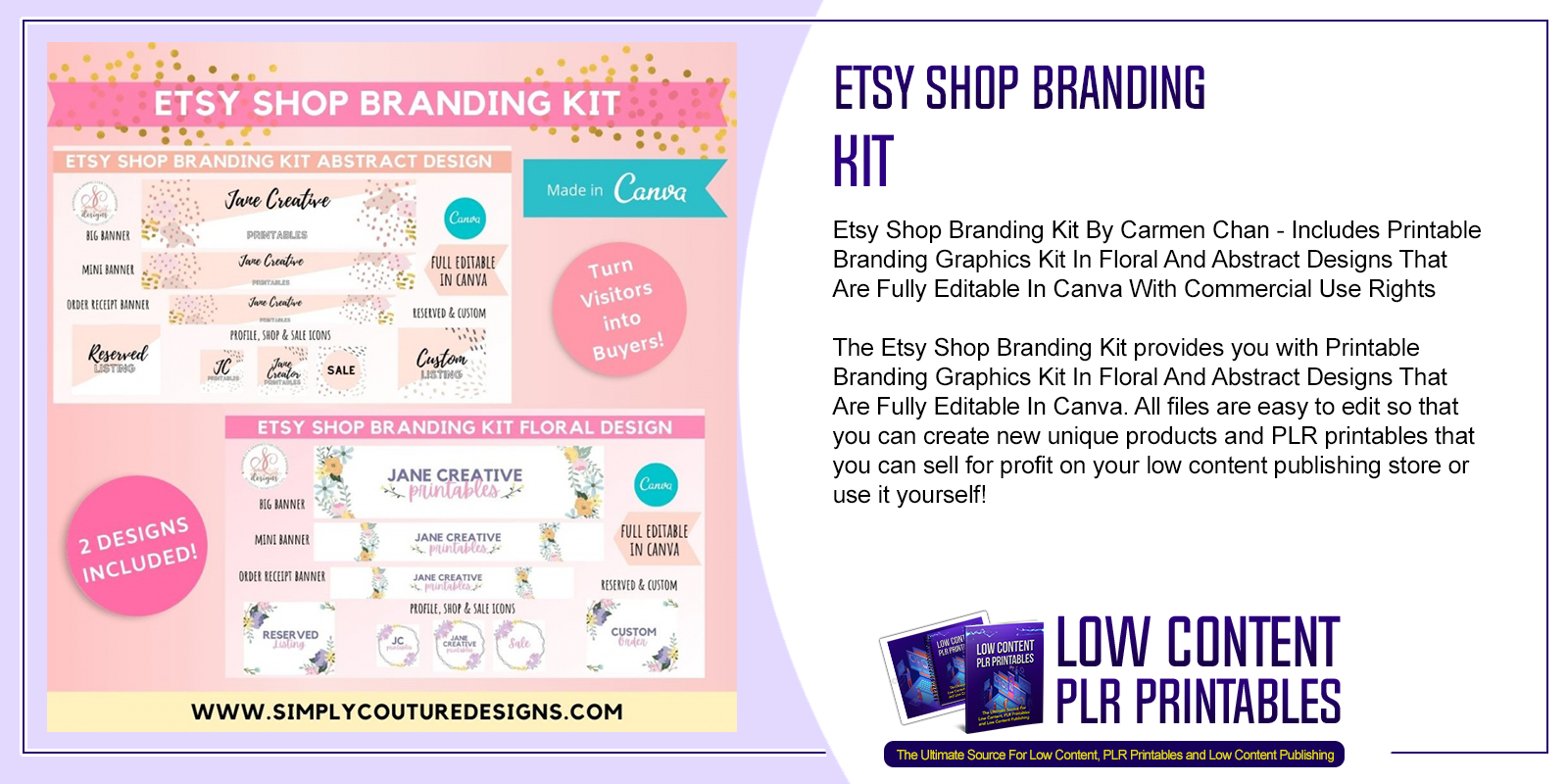Etsy Shop Branding Kit